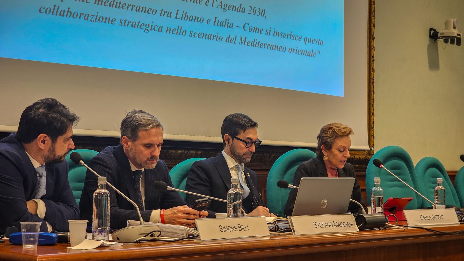 L'Ambasciatrice Jazzar partecipa al Forum Mediterraneo per i Governi Locali e le Imprese, tenutosi presso il Parlamento Italiano.