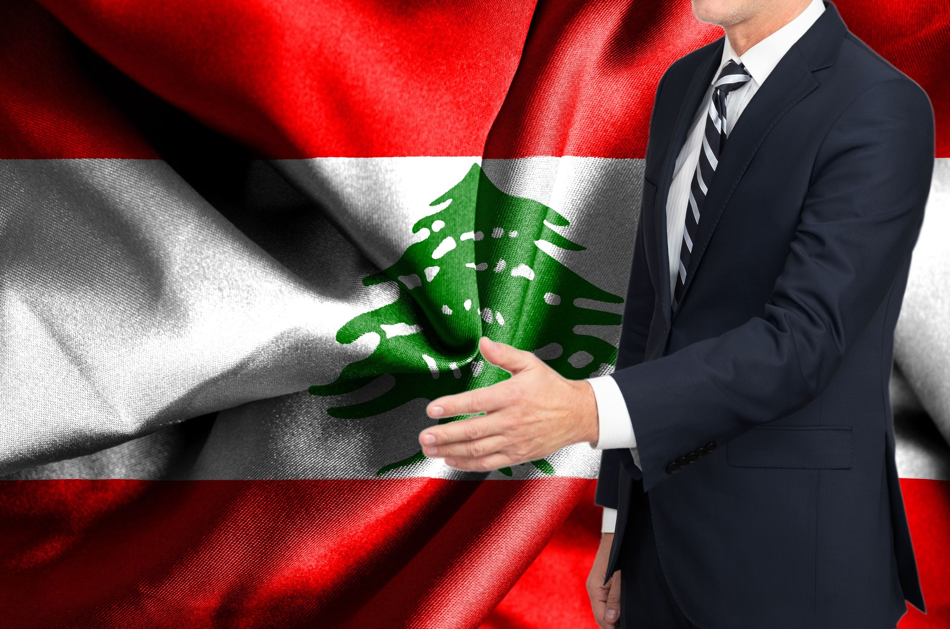 Man in suit from Lebanon